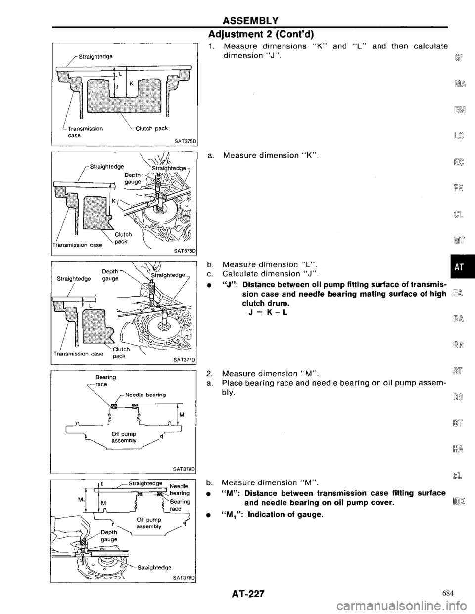 NISSAN PRIMERA 1996 Service Repair Manual 684 NISSAN PRIMERA 1996 Service Repair Manual 684