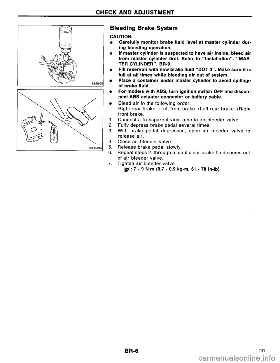 NISSAN PRIMERA 1996 Service Repair Manual 747 NISSAN PRIMERA 1996 Service Repair Manual 747