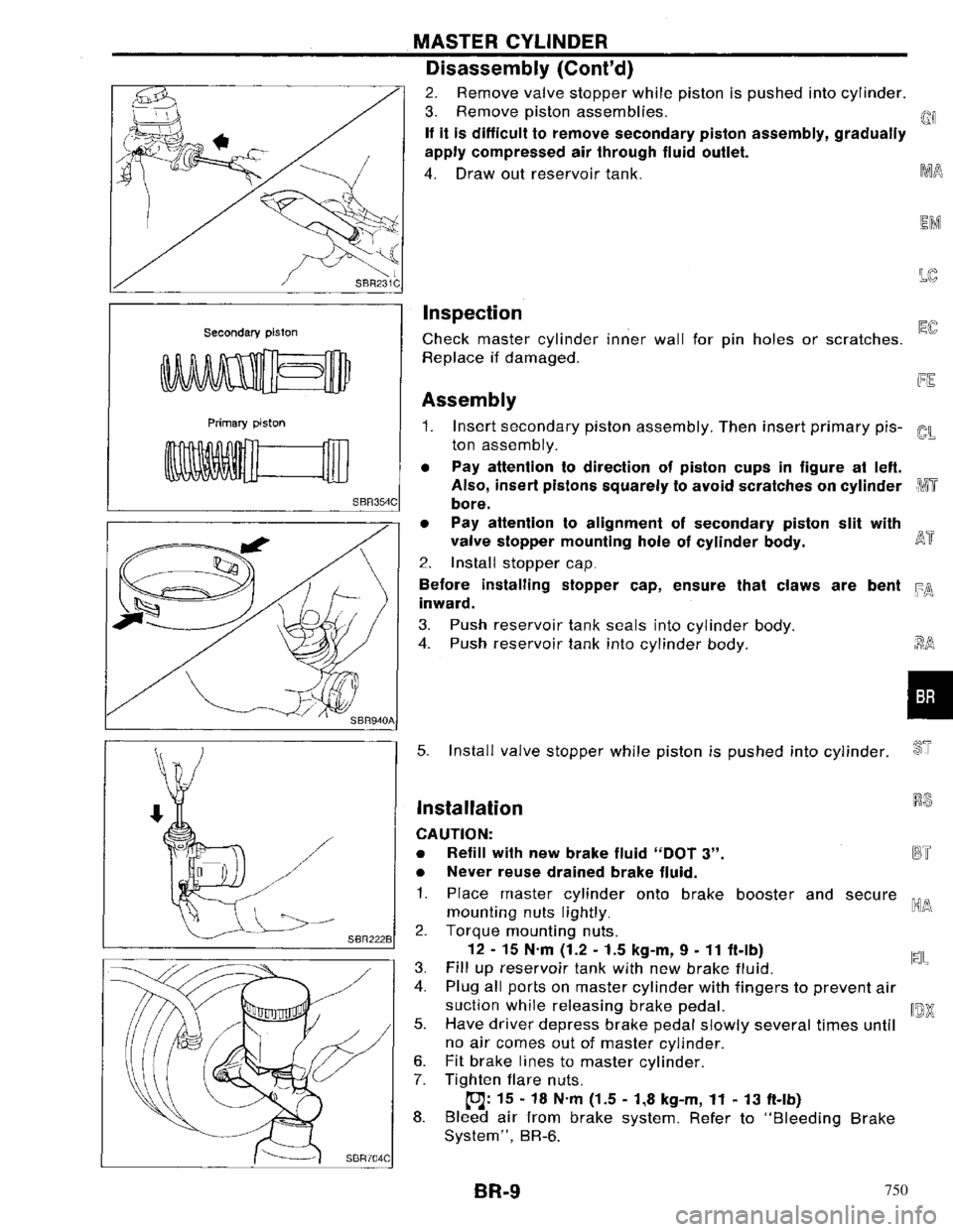 NISSAN PRIMERA 1996 Service Repair Manual 750 NISSAN PRIMERA 1996 Service Repair Manual 750
