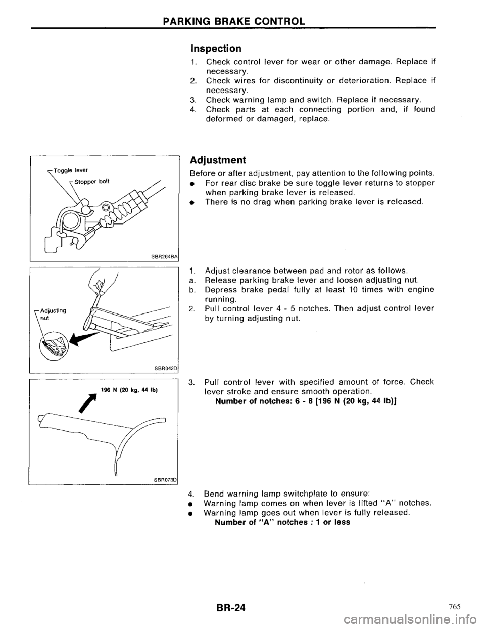 NISSAN PRIMERA 1996 Service Repair Manual 765 NISSAN PRIMERA 1996 Service Repair Manual 765