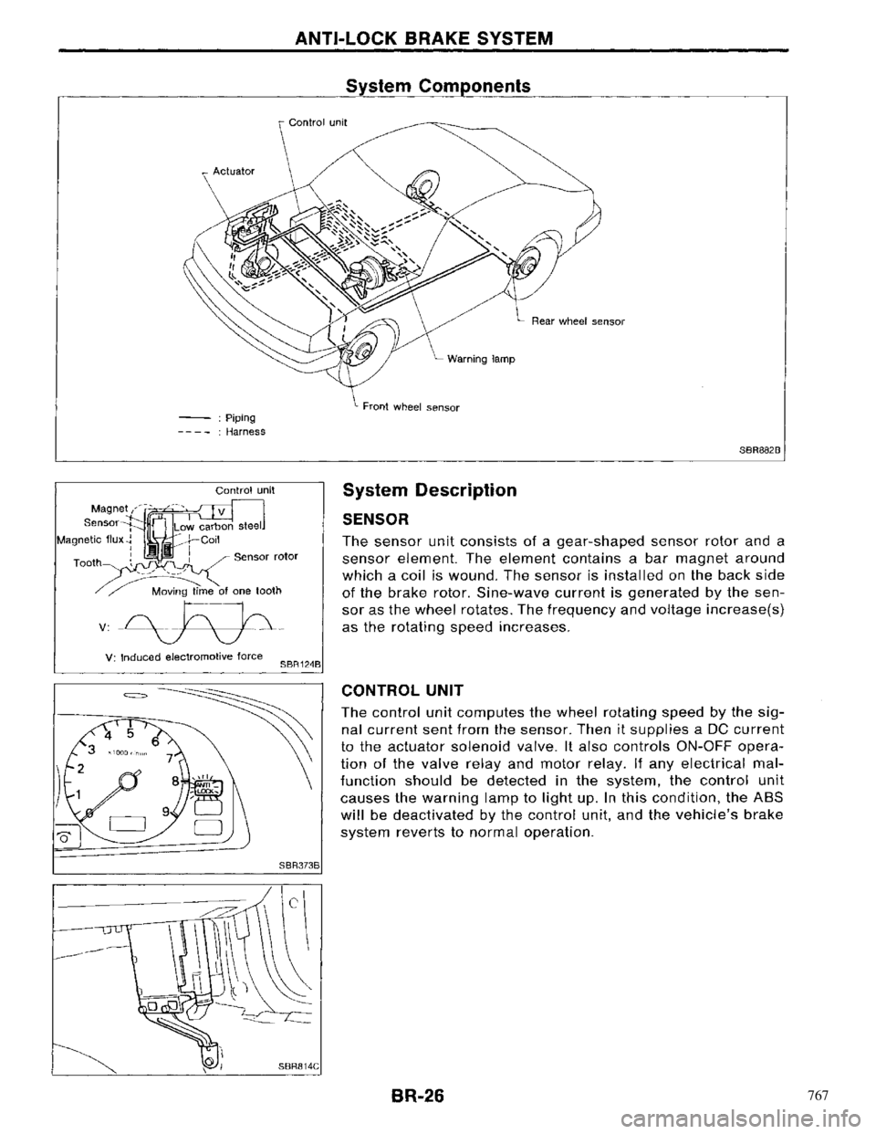 NISSAN PRIMERA 1996 Service Repair Manual 767 NISSAN PRIMERA 1996 Service Repair Manual 767