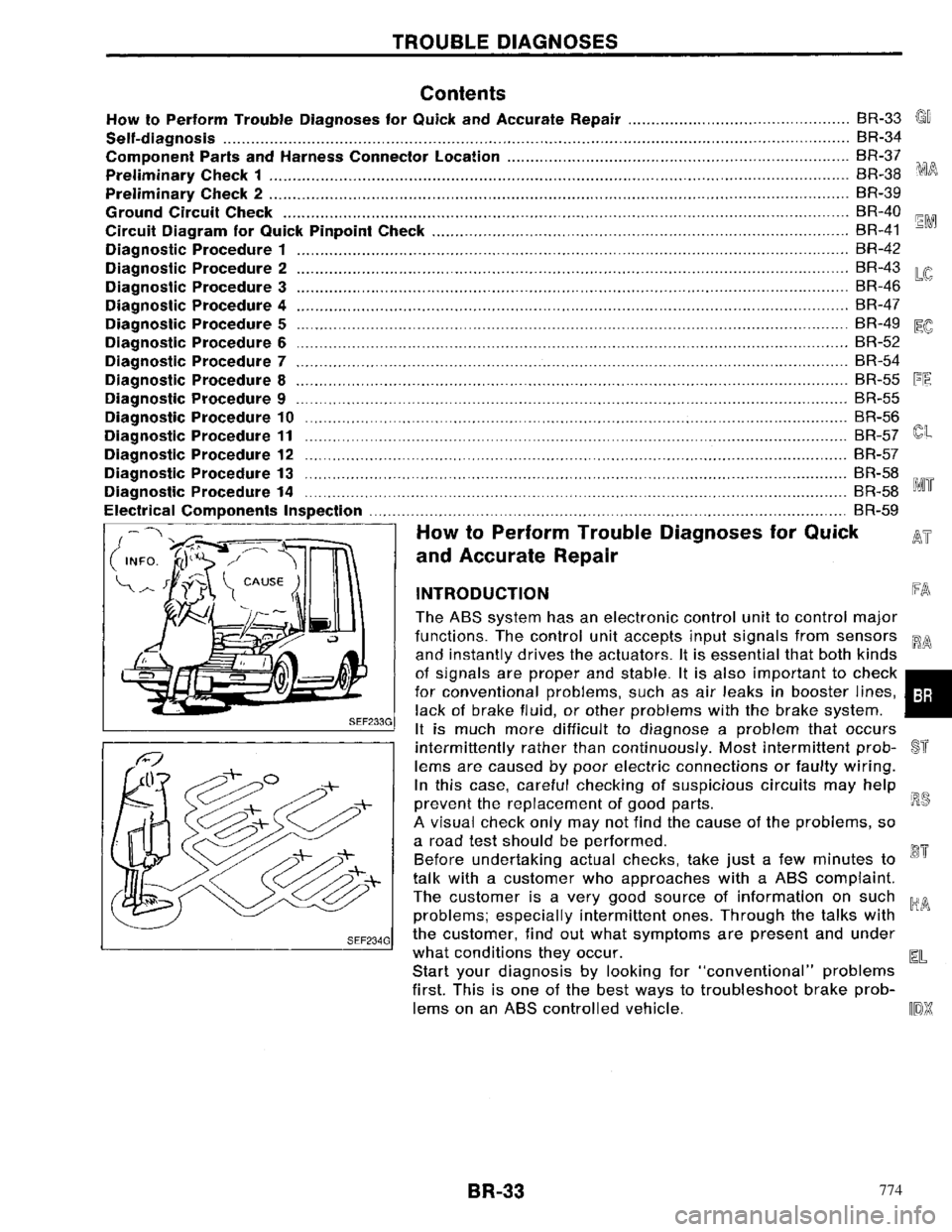 NISSAN PRIMERA 1996 Service Repair Manual 774 NISSAN PRIMERA 1996 Service Repair Manual 774