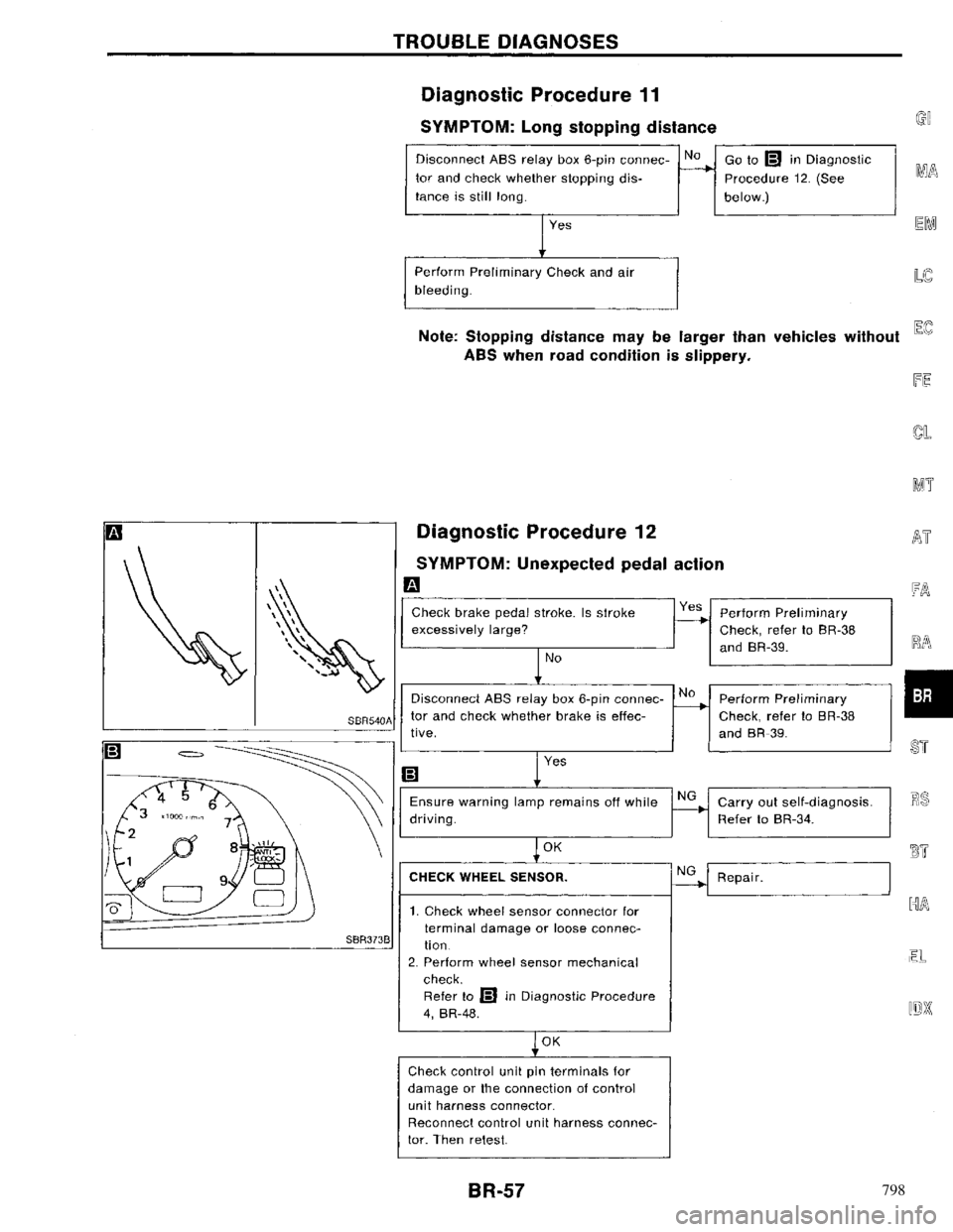 NISSAN PRIMERA 1996  Service Repair Manual 798 