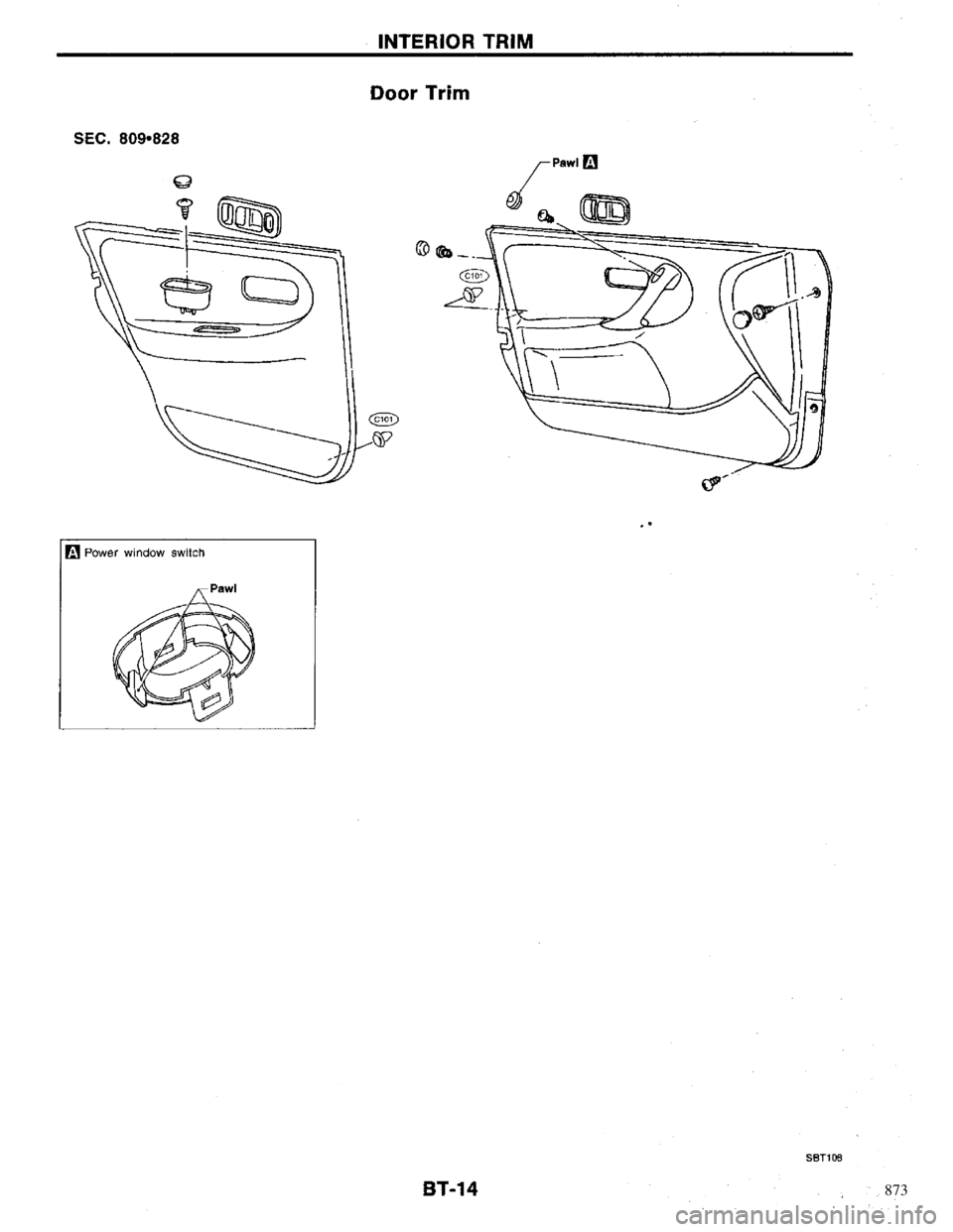 NISSAN PRIMERA 1996  Service Repair Manual 873 
