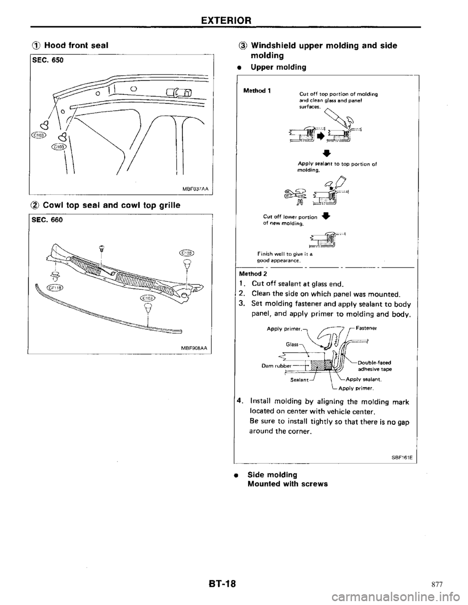NISSAN PRIMERA 1996  Service Repair Manual 877 