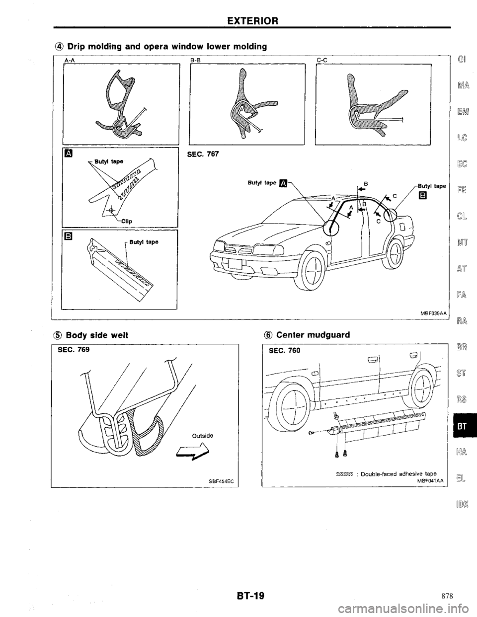 NISSAN PRIMERA 1996  Service Repair Manual 878 