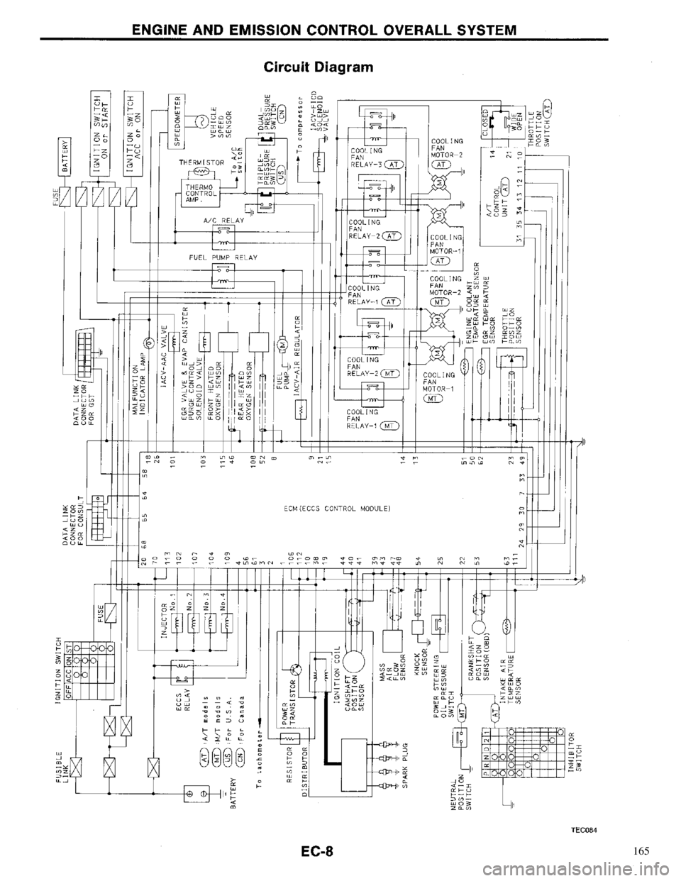 NISSAN PRIMERA 1996 Service Repair Manual 165 NISSAN PRIMERA 1996 Service Repair Manual 165