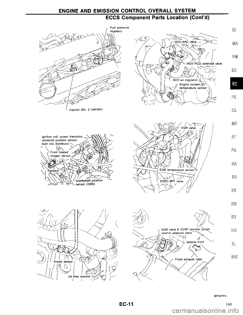 NISSAN PRIMERA 1996 Service Repair Manual 168 NISSAN PRIMERA 1996 Service Repair Manual 168
