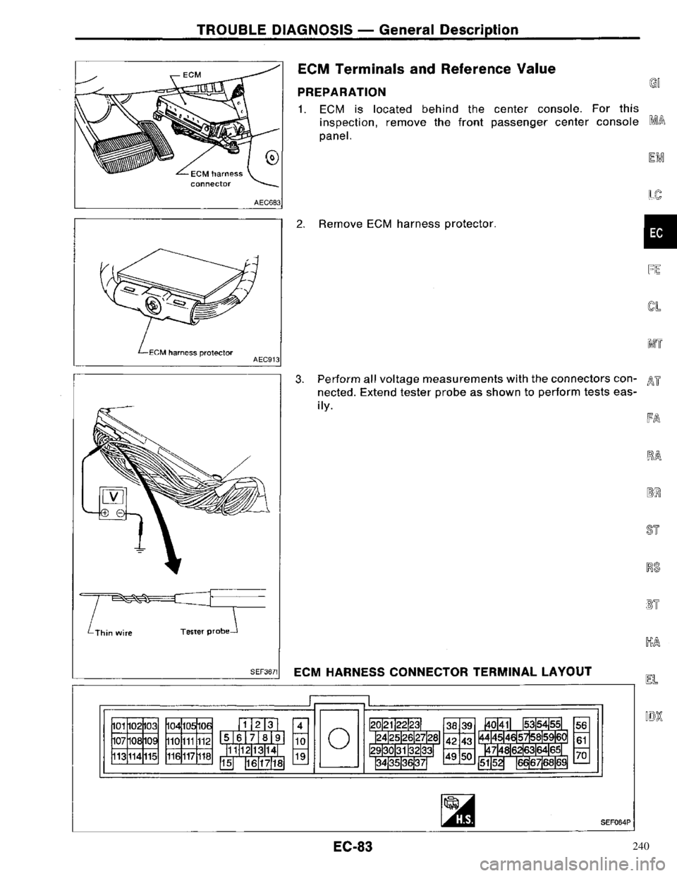 NISSAN PRIMERA 1996 Service Repair Manual 240 NISSAN PRIMERA 1996 Service Repair Manual 240