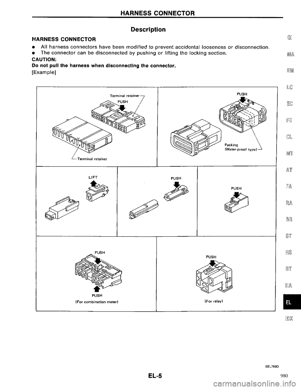 NISSAN PRIMERA 1996 Service Repair Manual 980 NISSAN PRIMERA 1996 Service Repair Manual 980