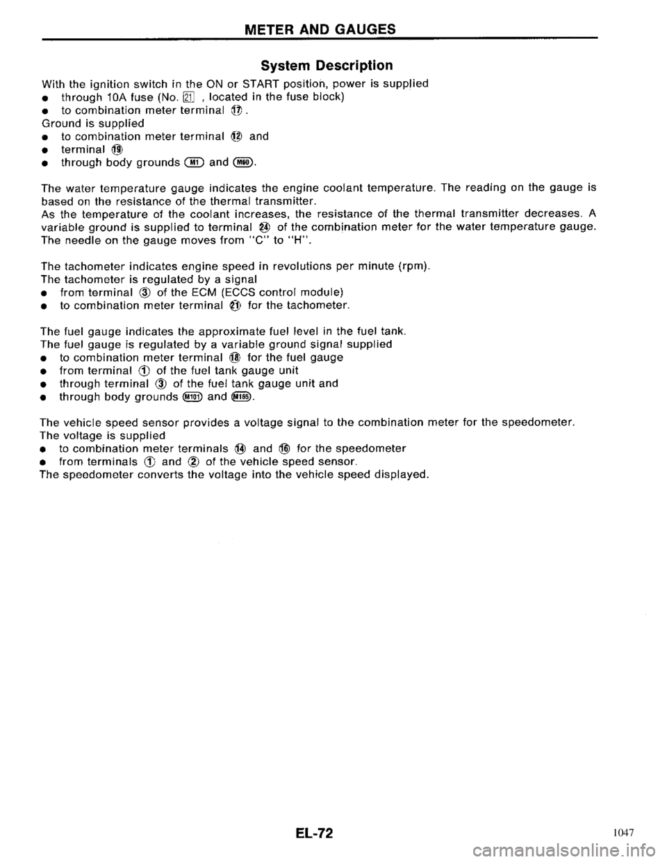 NISSAN PRIMERA 1996  Service Repair Manual 1047 