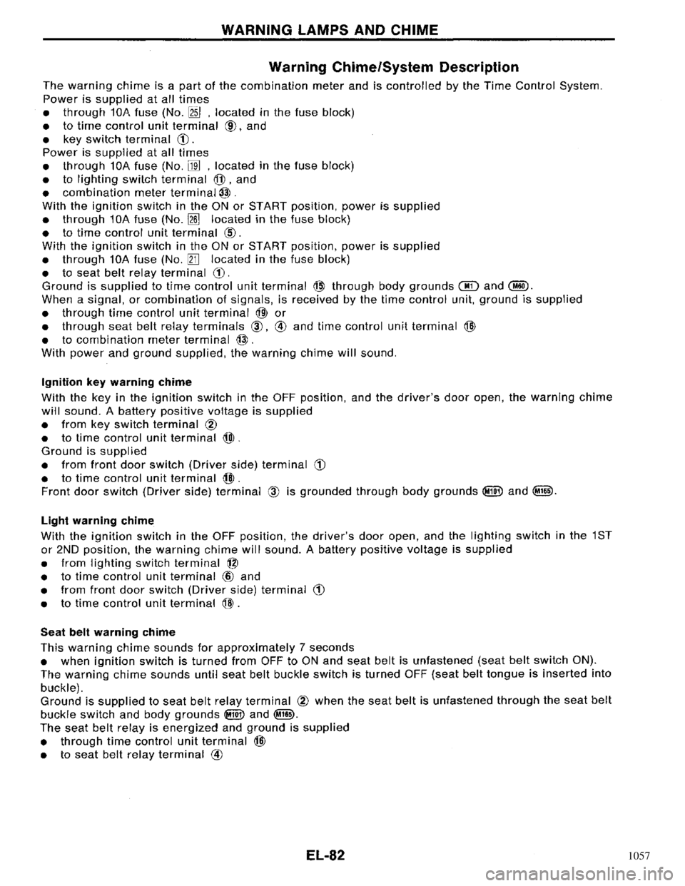 NISSAN PRIMERA 1996  Service Repair Manual 1057 