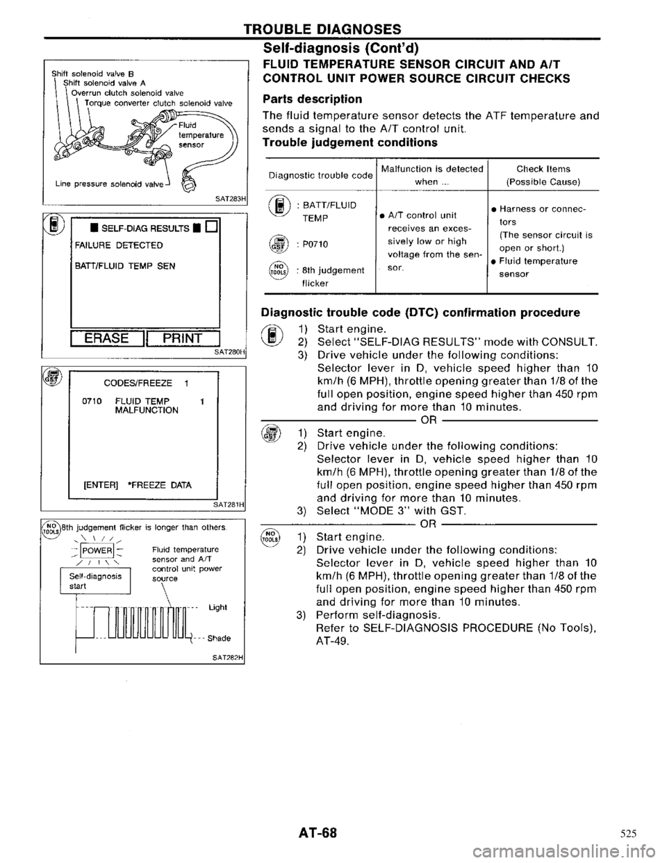 NISSAN PRIMERA 1996  Service Manual PDF 525 
