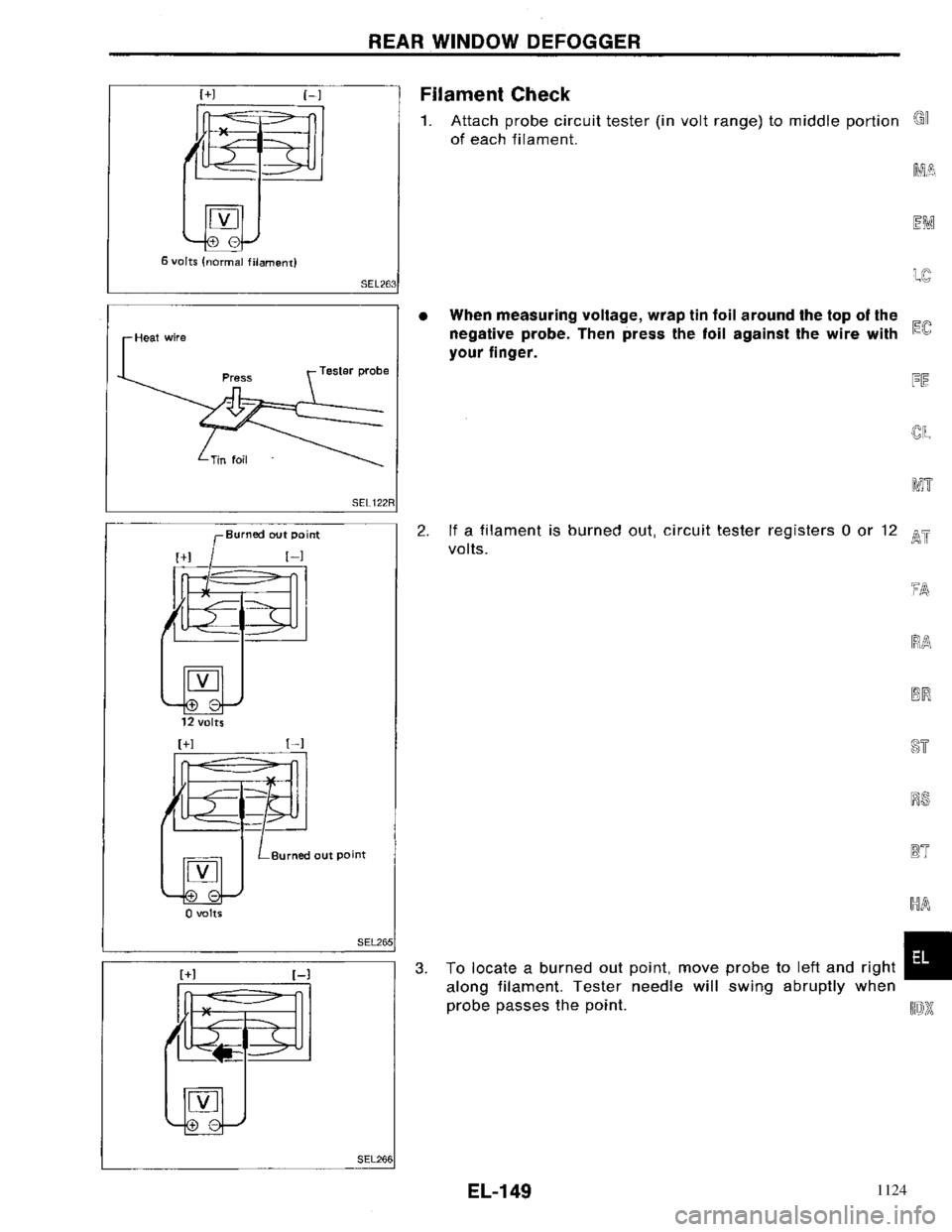 NISSAN PRIMERA 1996  Service Repair Manual 1124 