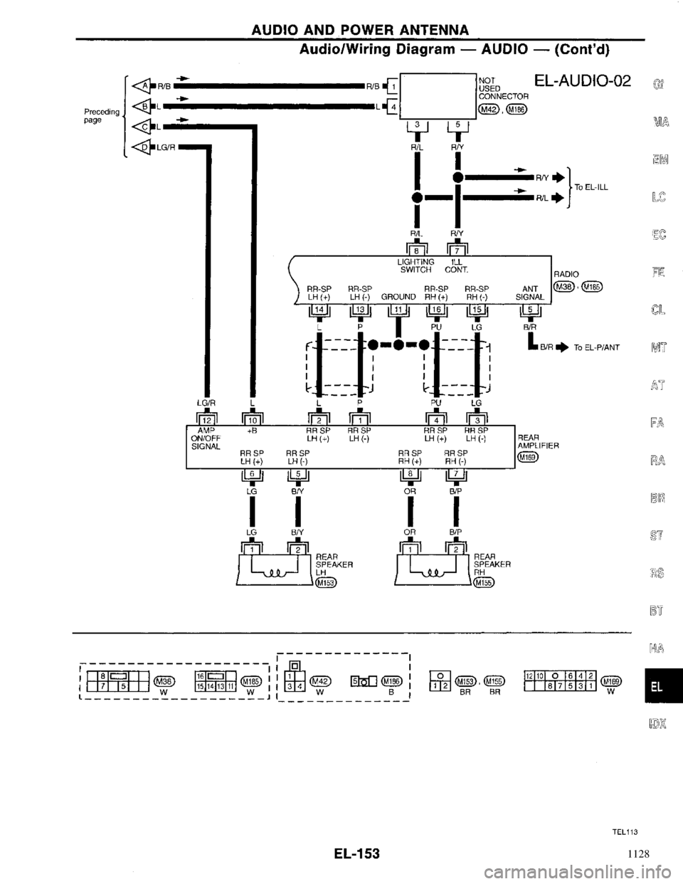 NISSAN PRIMERA 1996  Service Repair Manual 1128 