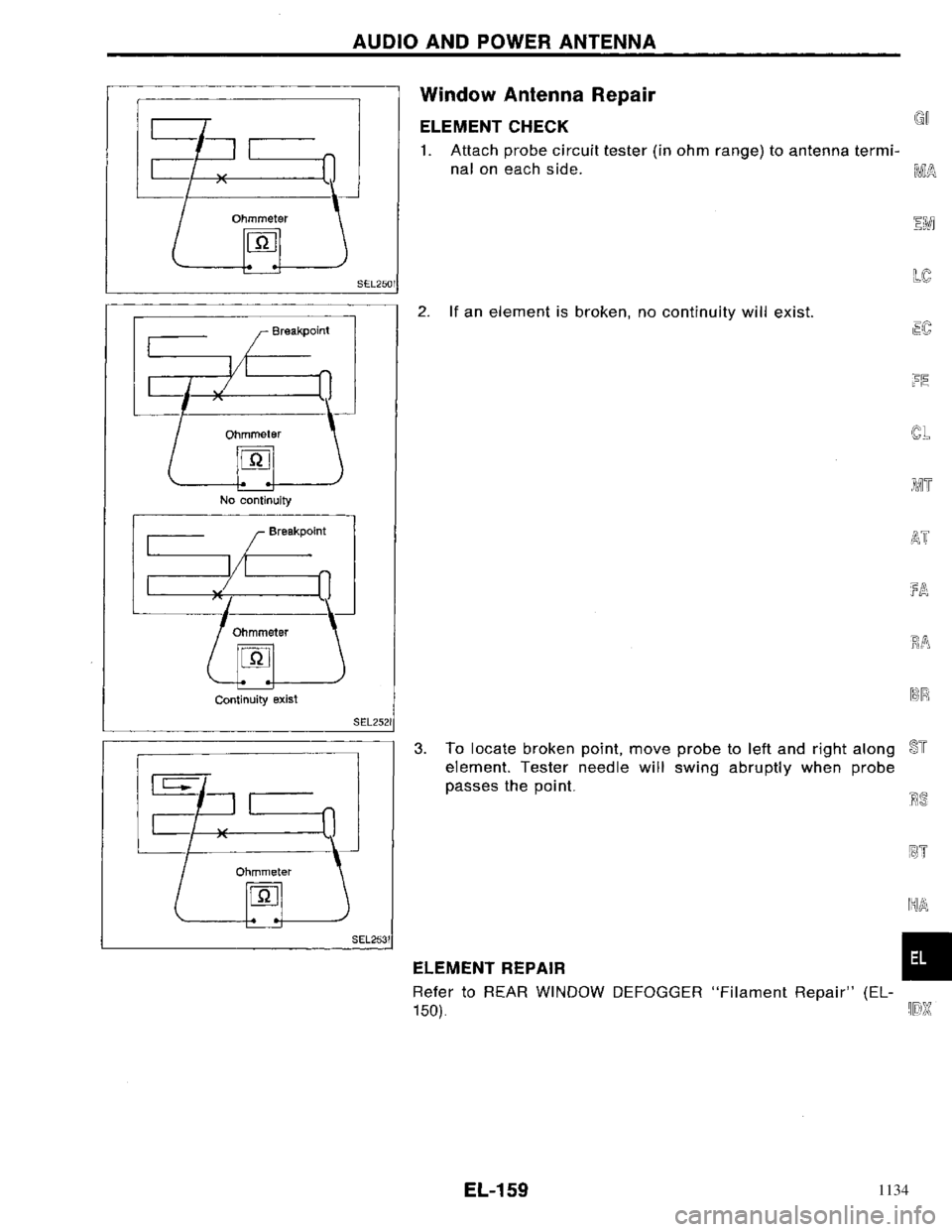 NISSAN PRIMERA 1996  Service Repair Manual 1134 