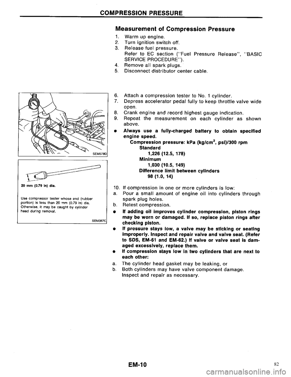 NISSAN PRIMERA 1996 Service Repair Manual 82 NISSAN PRIMERA 1996 Service Repair Manual 82