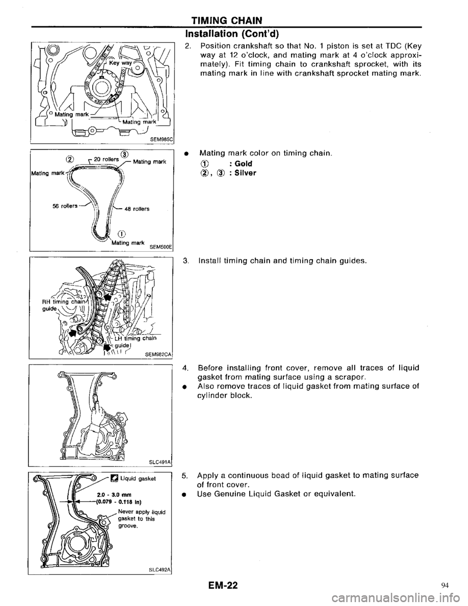 NISSAN PRIMERA 1996 Service Repair Manual 94 NISSAN PRIMERA 1996 Service Repair Manual 94