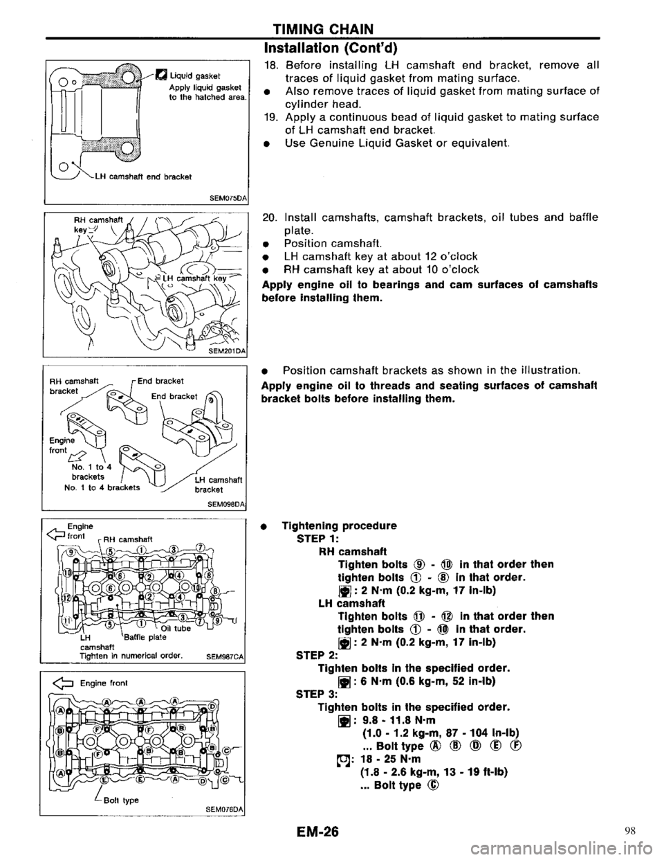 NISSAN PRIMERA 1996 Service Repair Manual 98 NISSAN PRIMERA 1996 Service Repair Manual 98