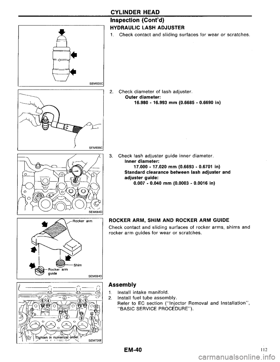 NISSAN PRIMERA 1996 Service Repair Manual 112 NISSAN PRIMERA 1996 Service Repair Manual 112