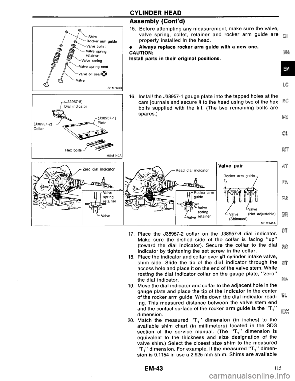 NISSAN PRIMERA 1996 Service Repair Manual 115 NISSAN PRIMERA 1996 Service Repair Manual 115