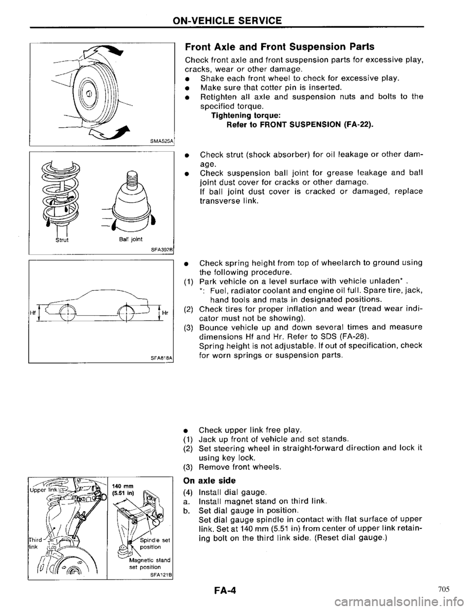 NISSAN PRIMERA 1996 Service Repair Manual 705 NISSAN PRIMERA 1996 Service Repair Manual 705