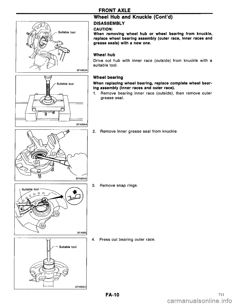 NISSAN PRIMERA 1996 Service Repair Manual 711 NISSAN PRIMERA 1996 Service Repair Manual 711