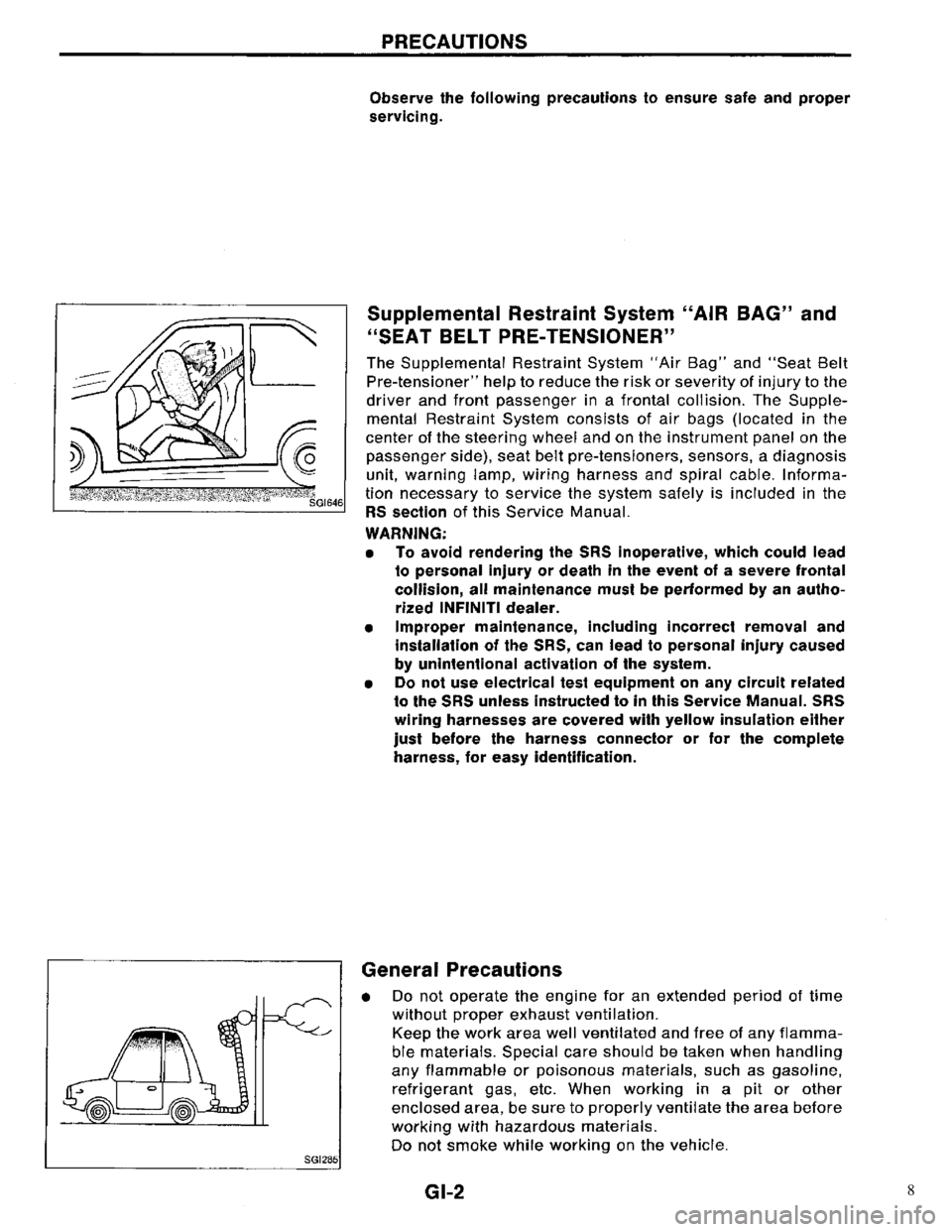 NISSAN PRIMERA 1996  Service Repair Manual 8 