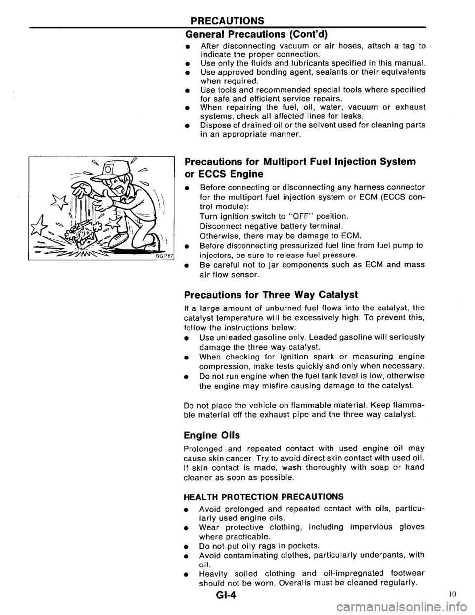 NISSAN PRIMERA 1996  Service Repair Manual 10 