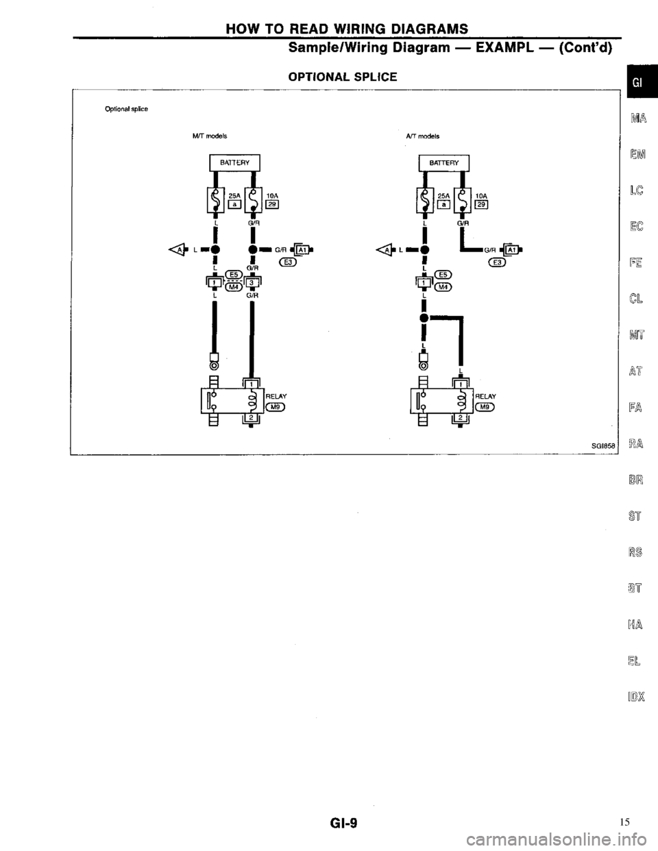 NISSAN PRIMERA 1996  Service Repair Manual 15 