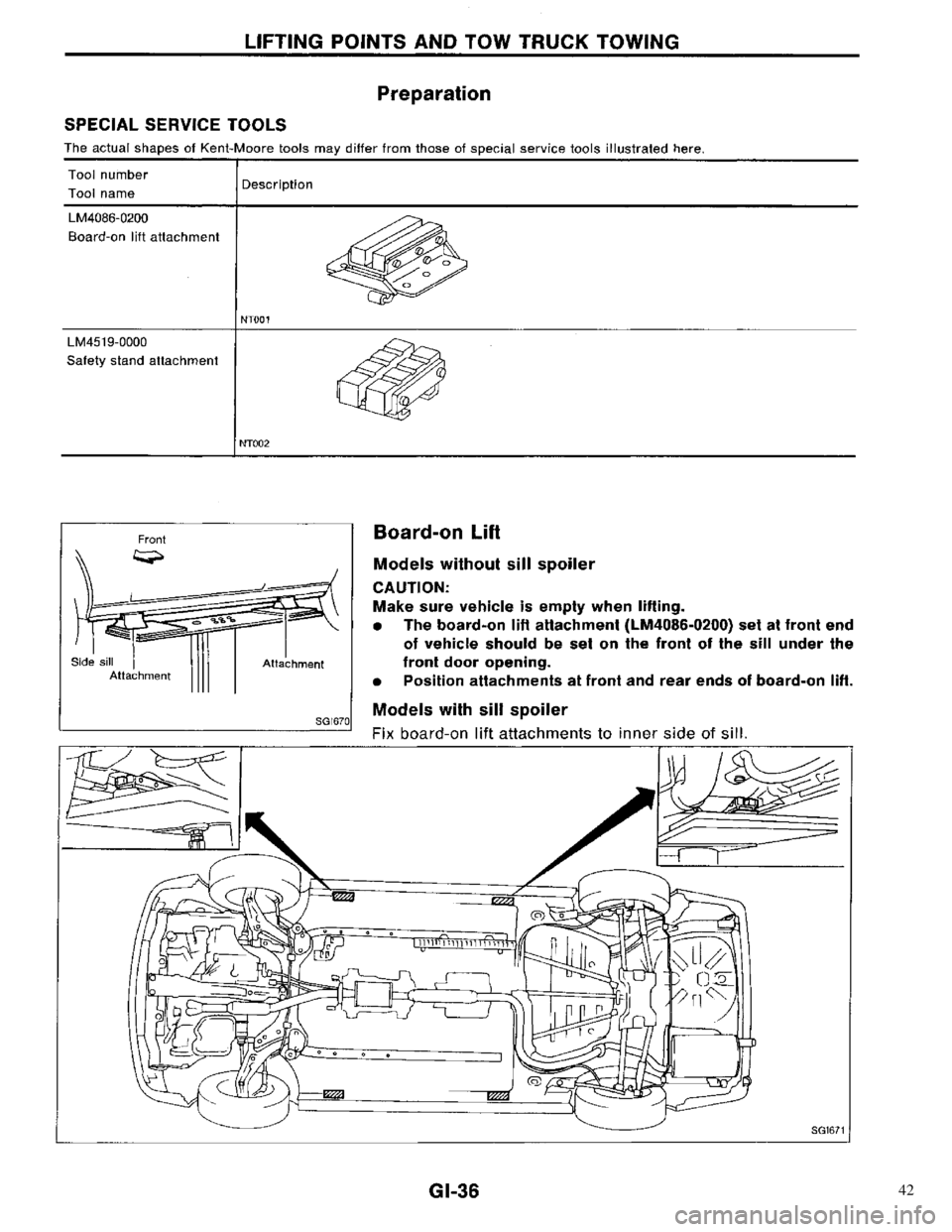 NISSAN PRIMERA 1996  Service Repair Manual 42 