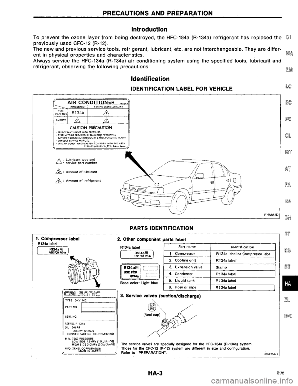 NISSAN PRIMERA 1996 Service Repair Manual 896 NISSAN PRIMERA 1996 Service Repair Manual 896