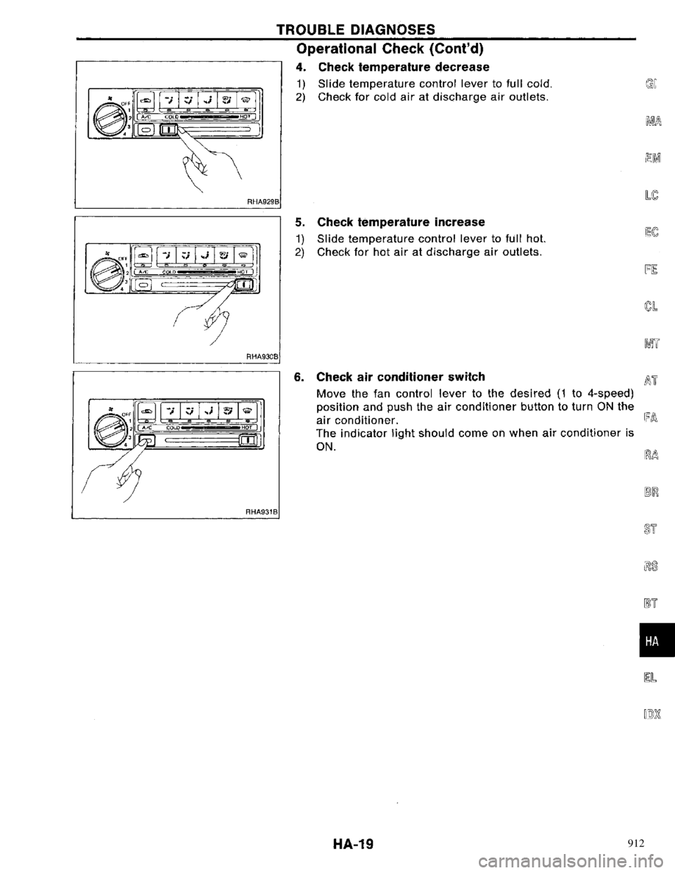 NISSAN PRIMERA 1996 Service Repair Manual 912 NISSAN PRIMERA 1996 Service Repair Manual 912