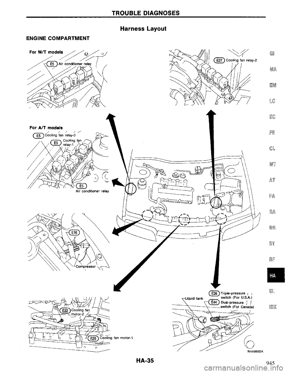 NISSAN PRIMERA 1995 Service Repair Manual 945 NISSAN PRIMERA 1995 Service Repair Manual 945