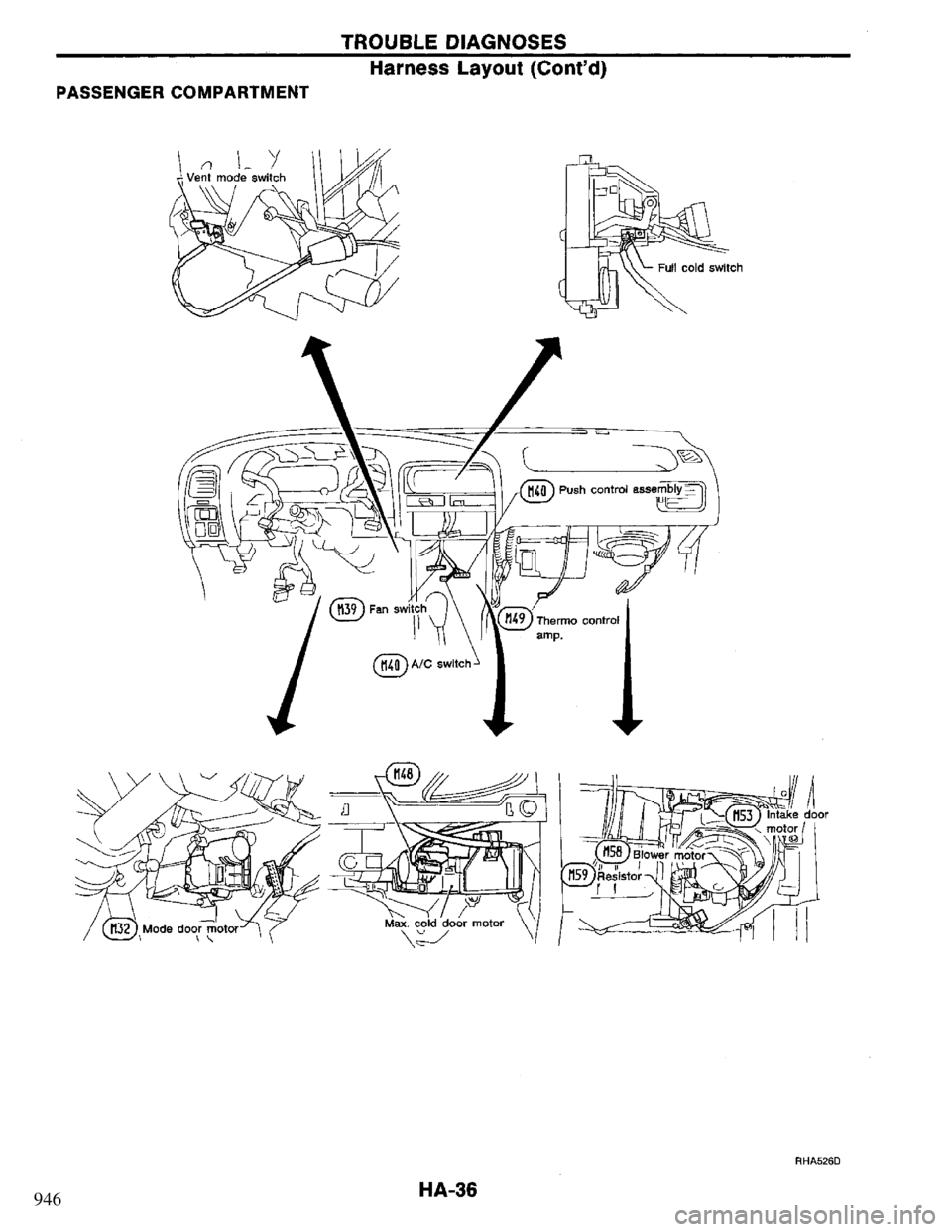 NISSAN PRIMERA 1995 Service Repair Manual 946 NISSAN PRIMERA 1995 Service Repair Manual 946