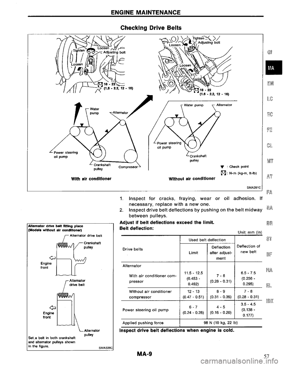 NISSAN PRIMERA 1995 Service Repair Manual 57 NISSAN PRIMERA 1995 Service Repair Manual 57