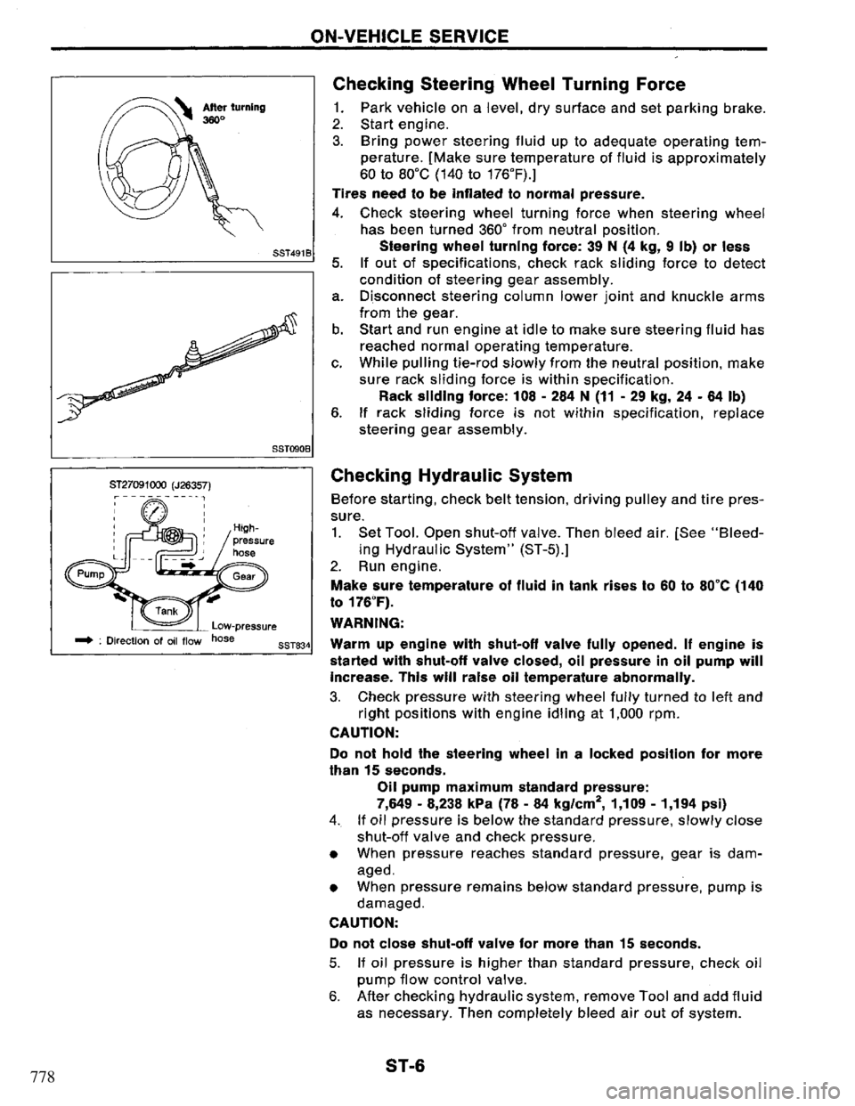 NISSAN PRIMERA 1995 Service Repair Manual 778 NISSAN PRIMERA 1995 Service Repair Manual 778