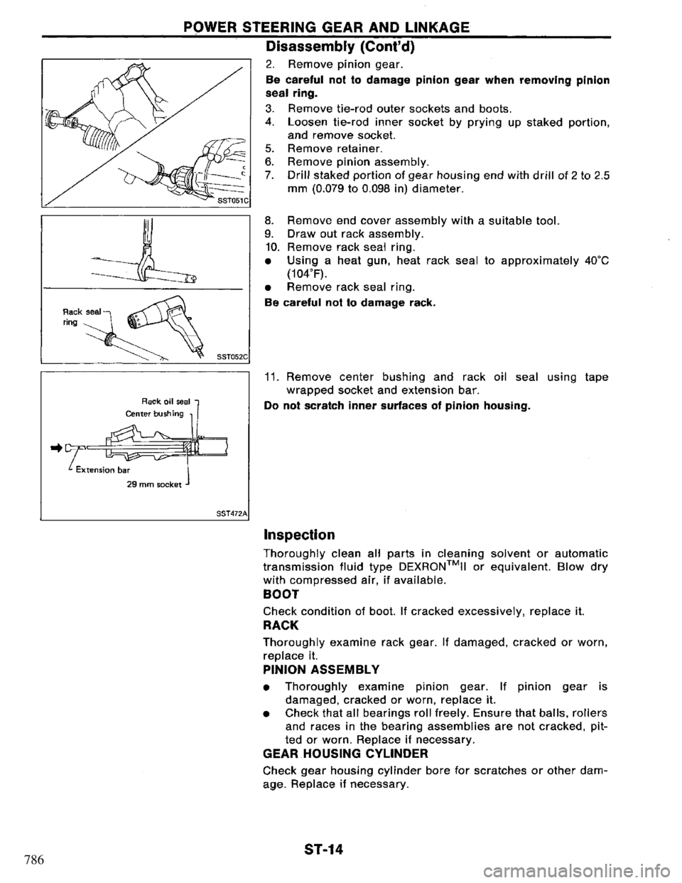 NISSAN PRIMERA 1995 Service Repair Manual 786 NISSAN PRIMERA 1995 Service Repair Manual 786