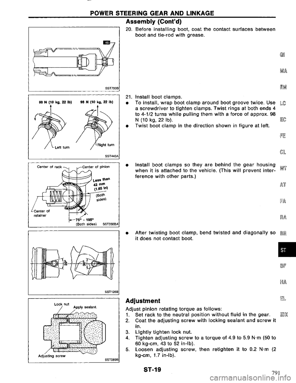 NISSAN PRIMERA 1995 Service Repair Manual 791 NISSAN PRIMERA 1995 Service Repair Manual 791