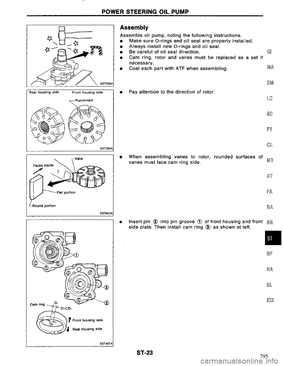 NISSAN PRIMERA 1995 Service Repair Manual 795 NISSAN PRIMERA 1995 Service Repair Manual 795