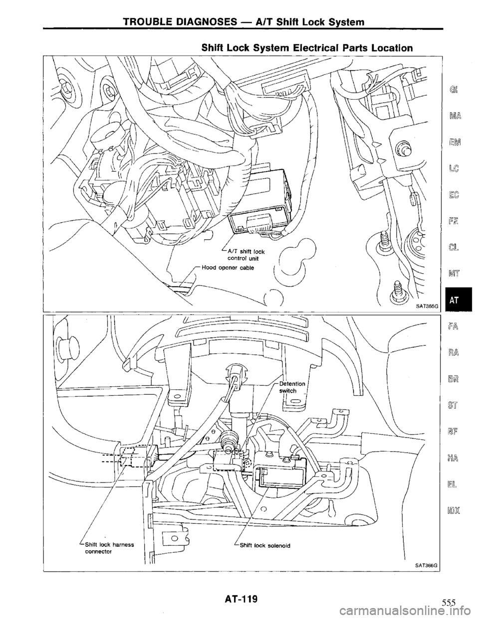 NISSAN PRIMERA 1995 Service Repair Manual 555 NISSAN PRIMERA 1995 Service Repair Manual 555