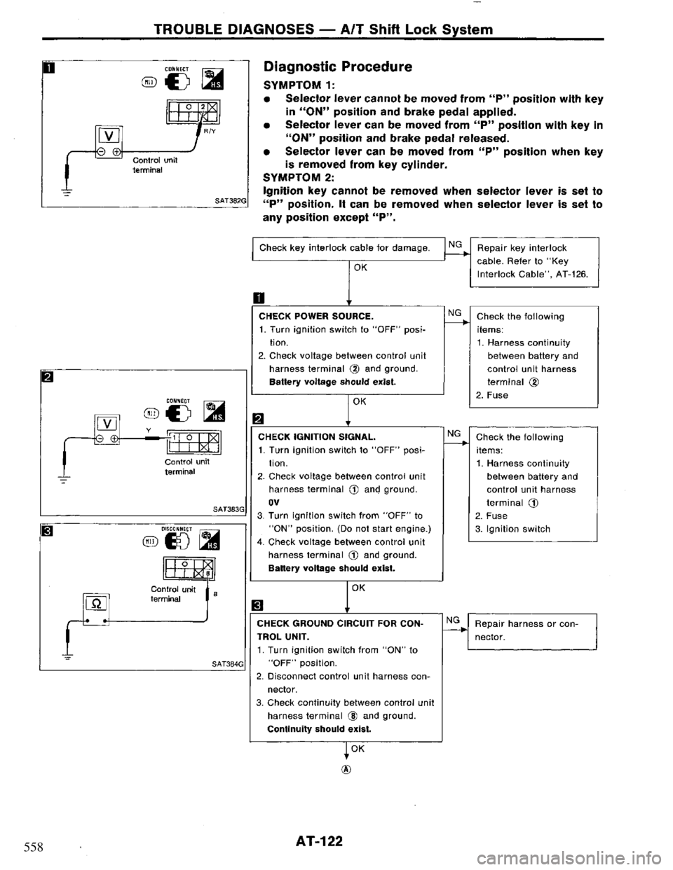 NISSAN PRIMERA 1995 Service Repair Manual 558 NISSAN PRIMERA 1995 Service Repair Manual 558