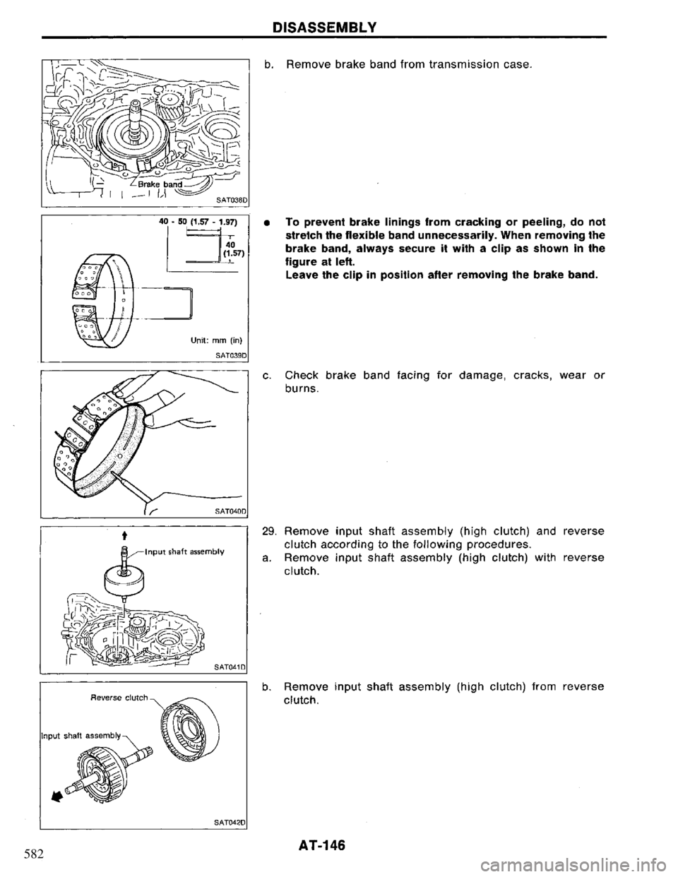 NISSAN PRIMERA 1995 Service Repair Manual 582 NISSAN PRIMERA 1995 Service Repair Manual 582