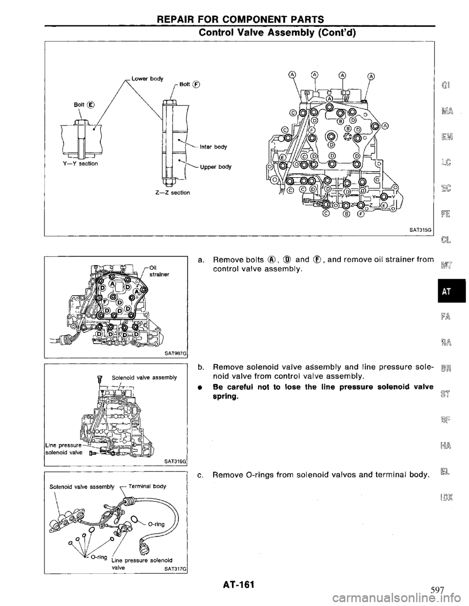 NISSAN PRIMERA 1995 Service Repair Manual 597 NISSAN PRIMERA 1995 Service Repair Manual 597