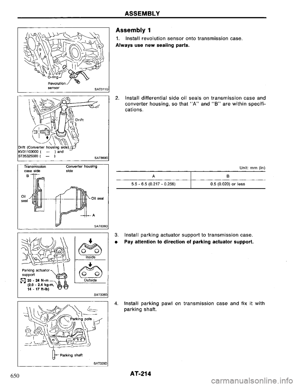 NISSAN PRIMERA 1995 Service Repair Manual 650 NISSAN PRIMERA 1995 Service Repair Manual 650