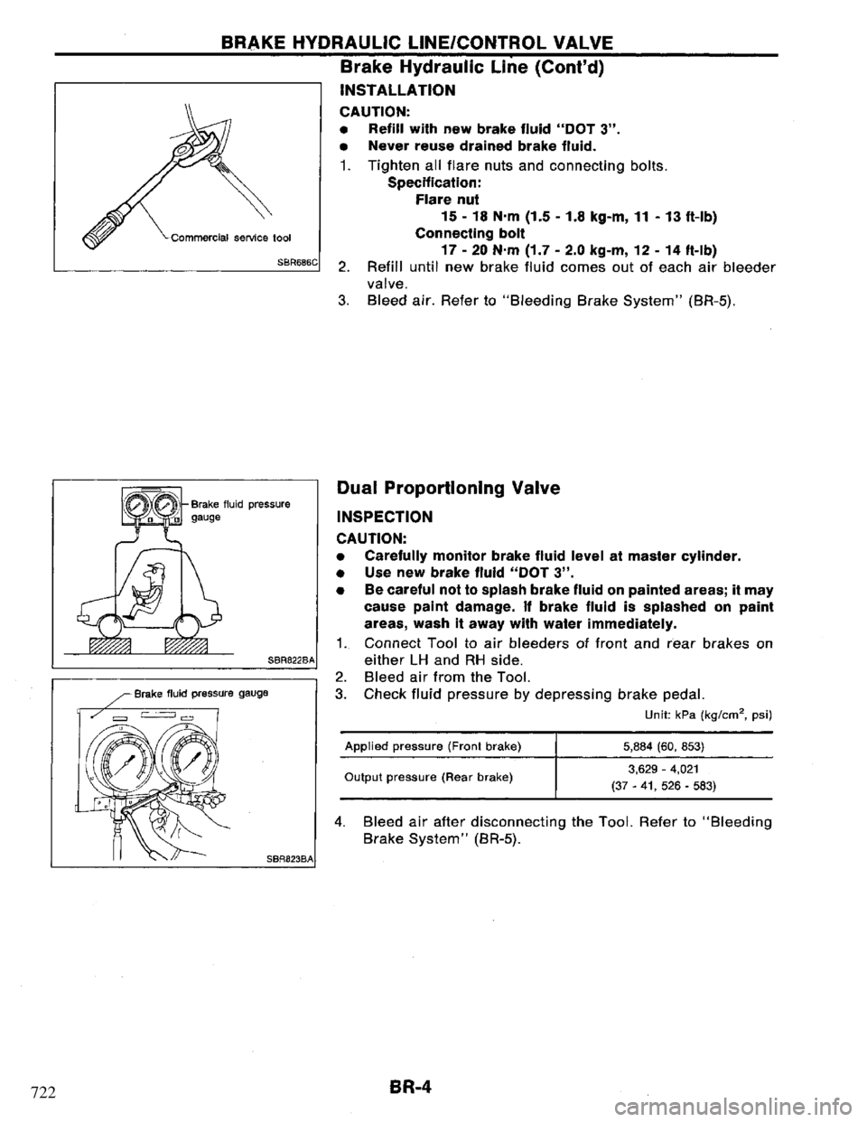 NISSAN PRIMERA 1995  Service Repair Manual 722 