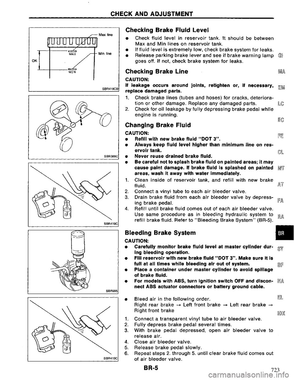 NISSAN PRIMERA 1995  Service Repair Manual 723 