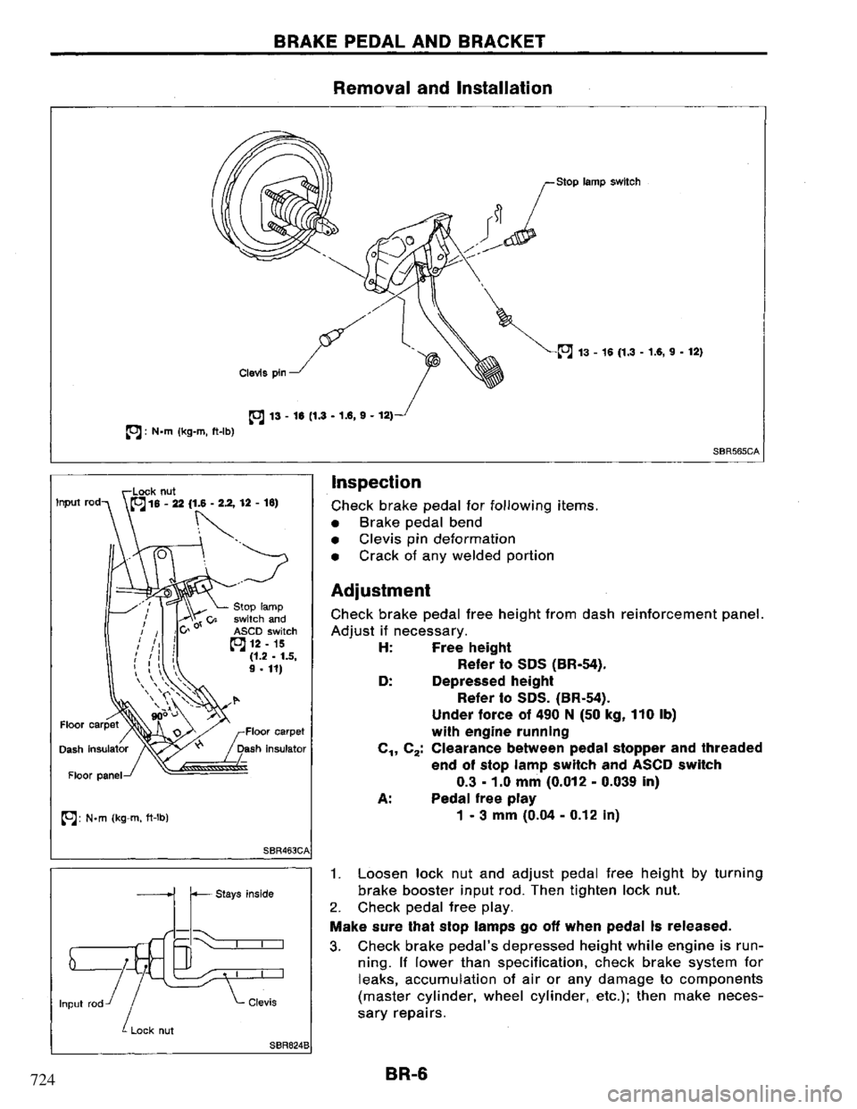 NISSAN PRIMERA 1995  Service Repair Manual 724 