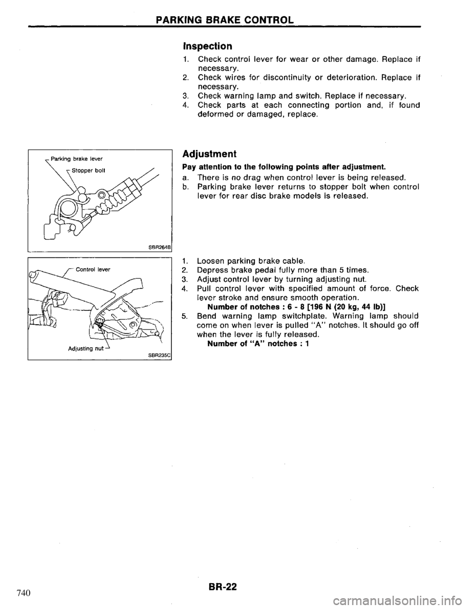 NISSAN PRIMERA 1995 Service Repair Manual 740 NISSAN PRIMERA 1995 Service Repair Manual 740