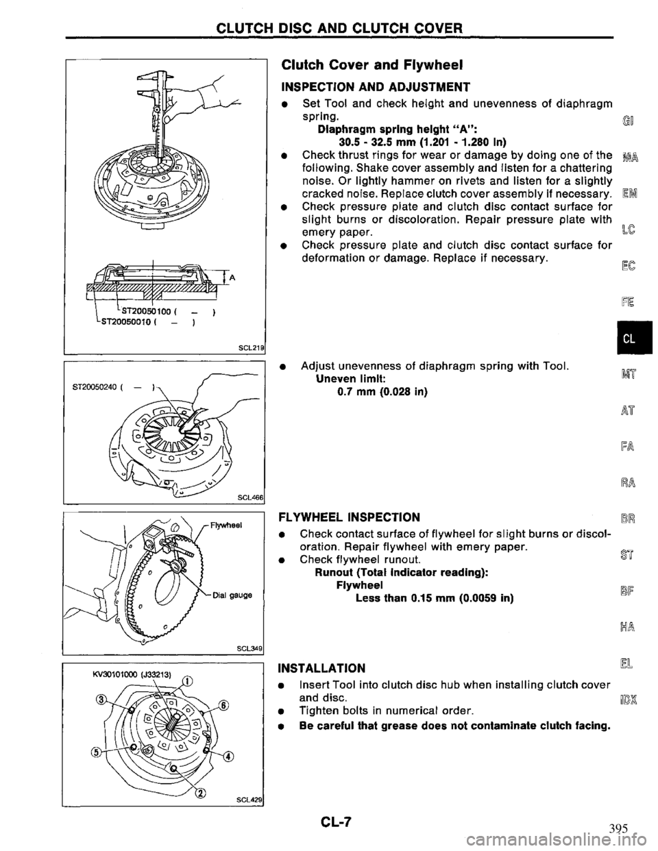 NISSAN PRIMERA 1995 Service Repair Manual 395 NISSAN PRIMERA 1995 Service Repair Manual 395